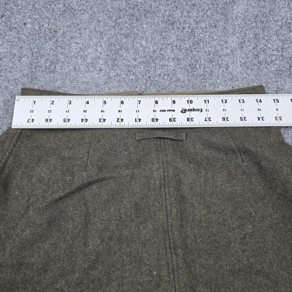 Abercrombie & Fitch Wool Mini Skirt Womens Y2K 90s Grunge Button Front Medium - Picture 7 of 9